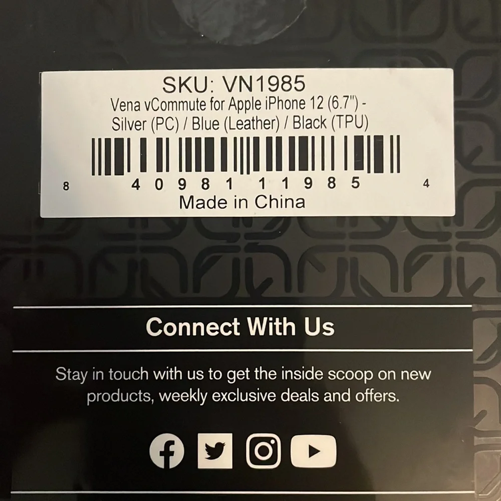 NWT iPhone Case 12 (6.7), Has Slot for Credit Card